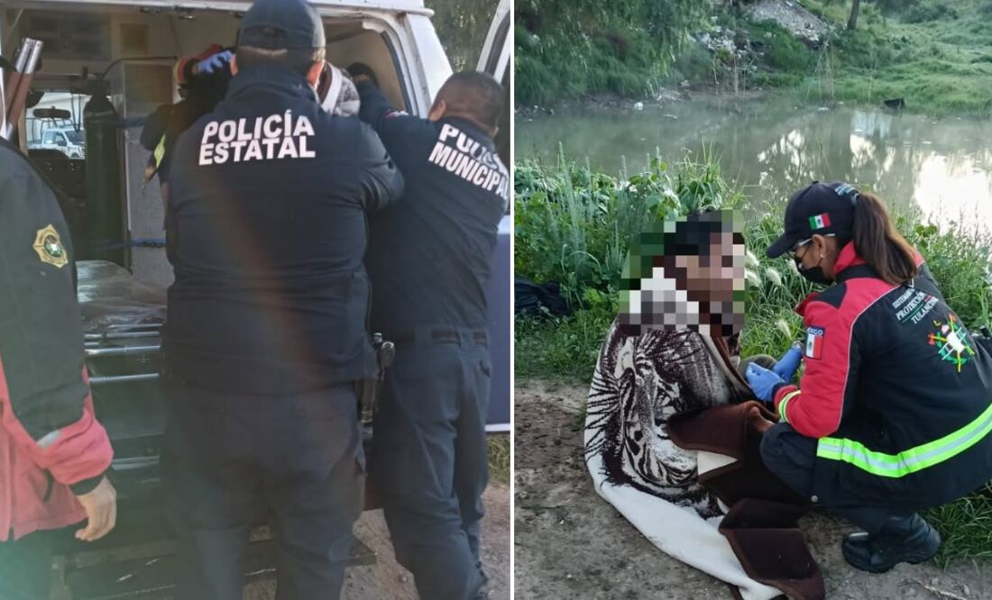 La mañana de este viernes, 26 de julio, fue rescatado un joven de 24 años de edad que luchaba por su vida al encontrarse dentro de la presa el Paraíso, ubicada en Tulancingo. I  Foto: Especial