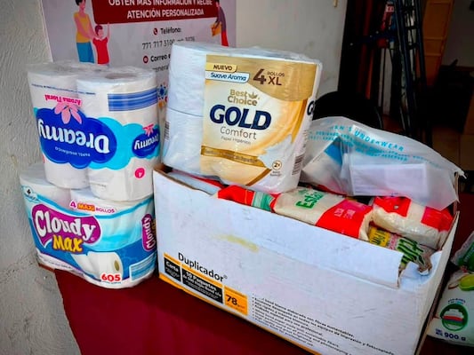 Universitarios hidalguenses donan víveres para afectados por los terremotos en Venezuela