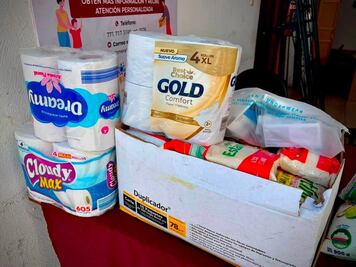 Universitarios hidalguenses donan víveres para afectados por los terremotos en Venezuela