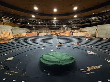 Avanza demolición del Salón de Plenos del Congreso de Hidalgo