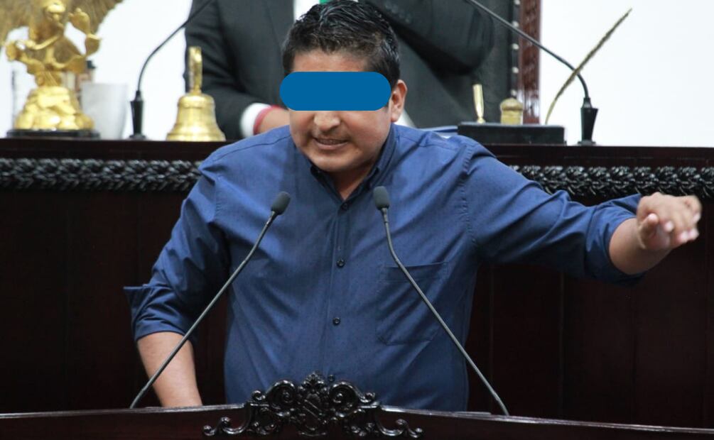 Edgar H.D. diputado local por el distrito de Ixmiquilpan Foto: E. Gutiérrez