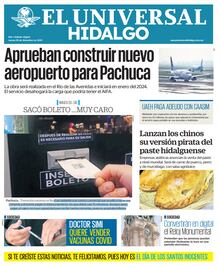 Portada El Universal Hidalgo 281223 