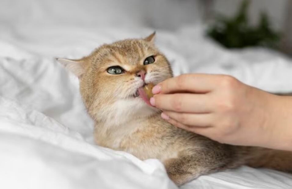 Si notamos un mal olor persistente en el aliento de nuestro gato, es fundamental acudir al veterinario. Fuente: Freepik.