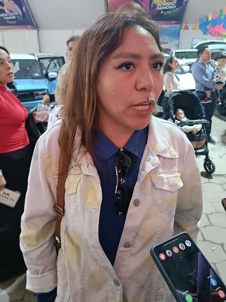 Carmina Orta Godínez y Katya Gabriela Zermeño dieron vida a la feria de Tulancingo I Foto: Grisel Lira