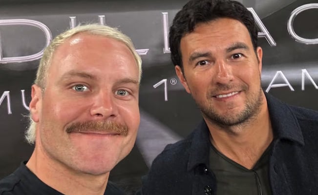 Checo Pérez tiene como compañero a un vikingo con corazón mexicano; Valtteri Bottas ama los tacos