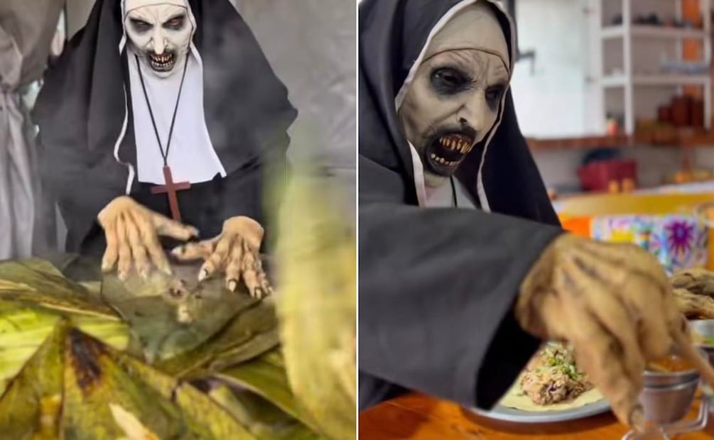 Tulancingo recibe a la icónica Monja de los juegos mecánicos y anuncia el “Monja Challenge” | Fotos: espciales