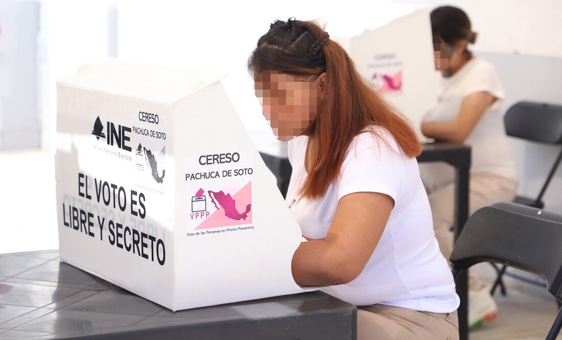Concluyó la votación anticipada correspondiente al Proceso Electoral Concurrente 2023-2024 en los 12 Centros de Reinserción Social 
 I Foto:Gobierno de Hidalgo
