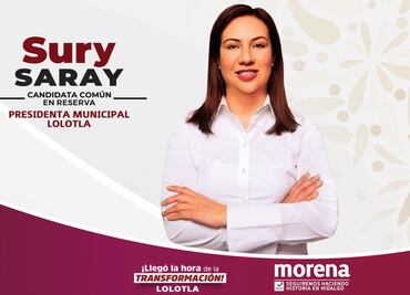 Aspirante de Morena en Lolotla añade en su publicidad que su candidatura está en reserva