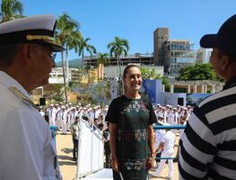 Sheinbaum inaugura el Marinabús en Acapulco