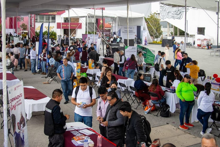 Ofertan más de mil 200 vacantes en Feria del Empleo en Mineral de la Reforma | Foto: especial