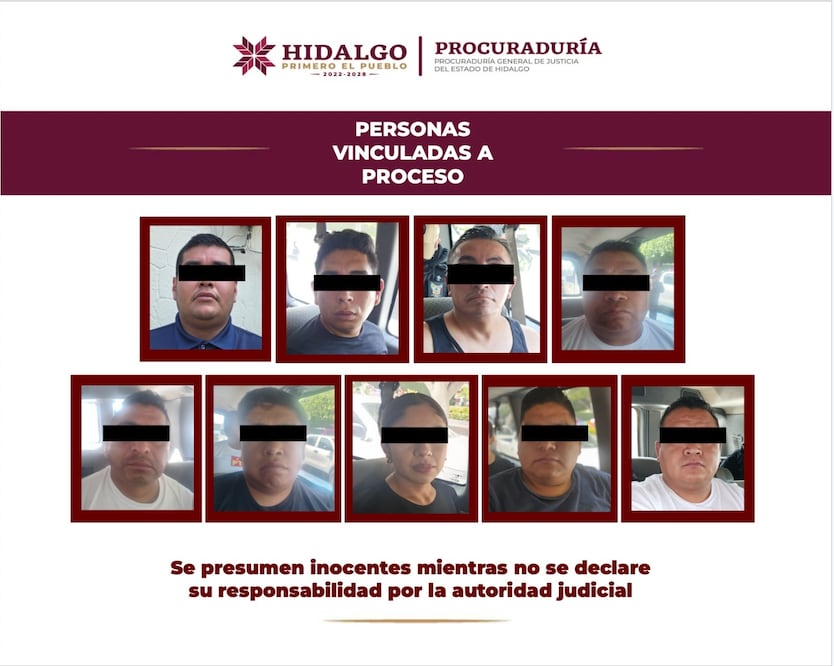Vinculan a proceso a nueve elementos de Seguridad Pública de Progreso de Obregón