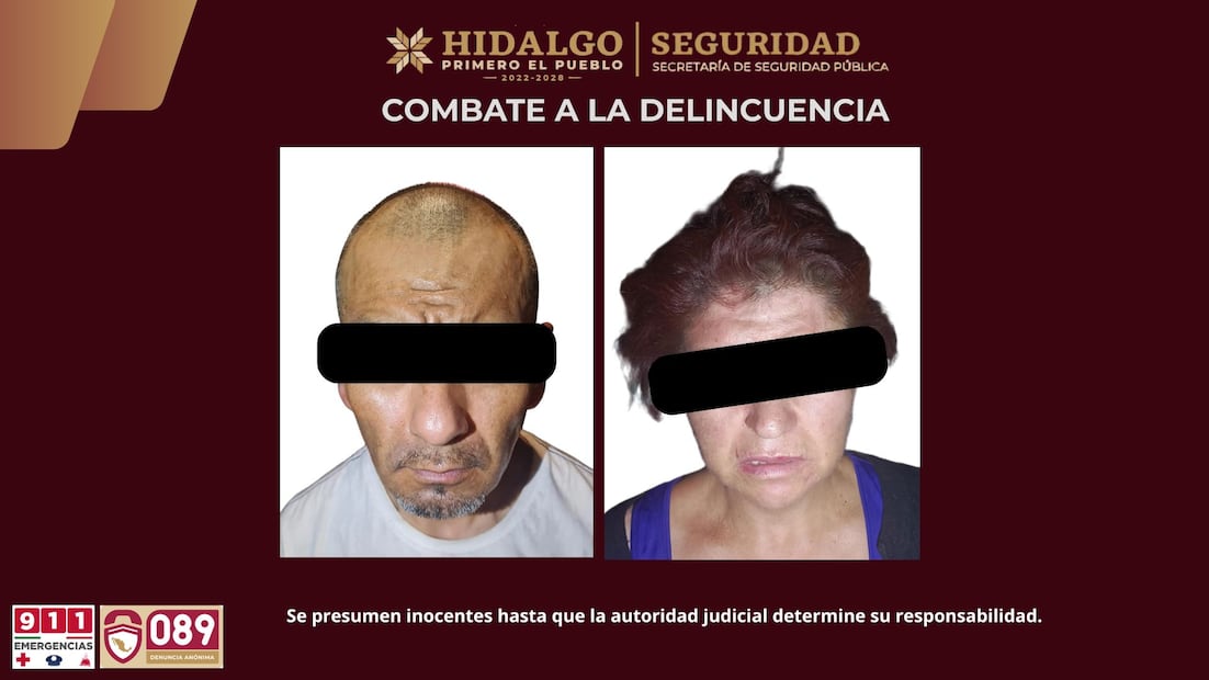 Catean presunto punto de venta de droga en Pachuca | Fotos: SSPH