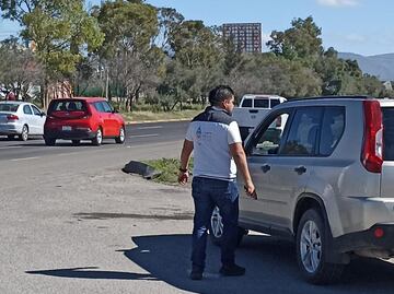 Cancelan bloqueo en Pachuca tras trabajos de bacheo en fraccionamientos del sur