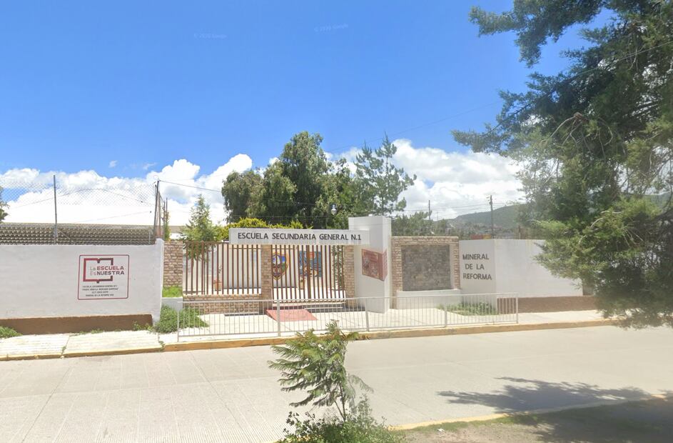 Lluvias dejan afectaciones menores en dos escuelas de Hidalgo; clases continúan con normalidad | Foto: Google Maps