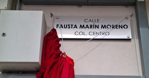 Alfajayucan honra a Fausta Marín Moreno con el nombramiento de una calle