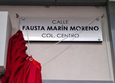 Alfajayucan honra a Fausta Marín Moreno con el nombramiento de una calle