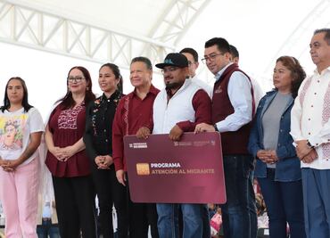 Entregan en Hidalgo programas del Bienestar; 52.6% son población de comunidades con rezago