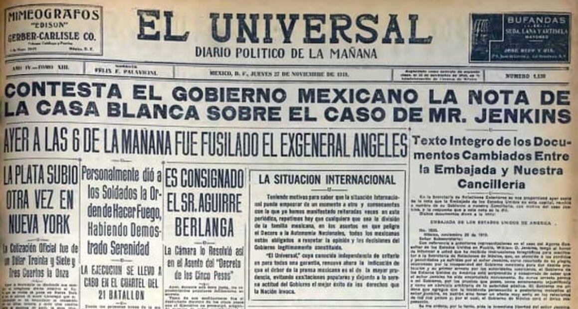 Foto: Hemeroteca de El Universal