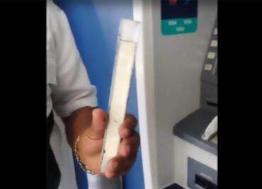 Descubren trampa en cajero bancario y frustran intento de robo en Pachuca