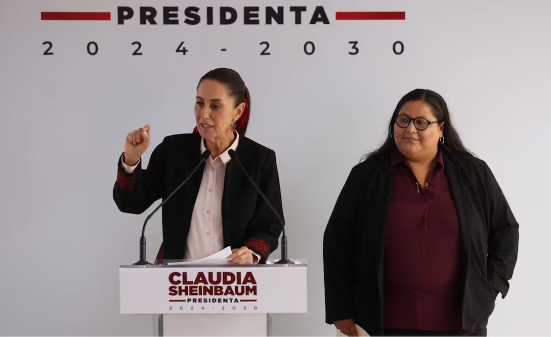 Claudia Sheinbaum elige a Citlalli Hernández como secretaria de las Mujeres. Foto: Diego Simón Sánchez / EL UNIVERSAL