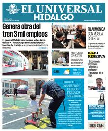 Portada El Universal Hidalgo 22/05/25