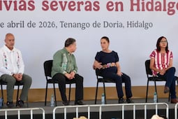 Sheinbaum y Menchaca impulsan reconstrucción en Hidalgo con inversión millonaria