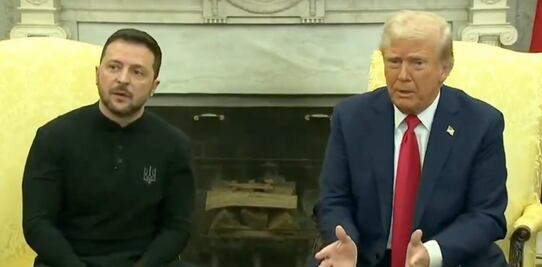 10 frases de Trump y Zelensky en discusión; inician con “debería dar gracias” y terminan con “no nos digan qué sentir”