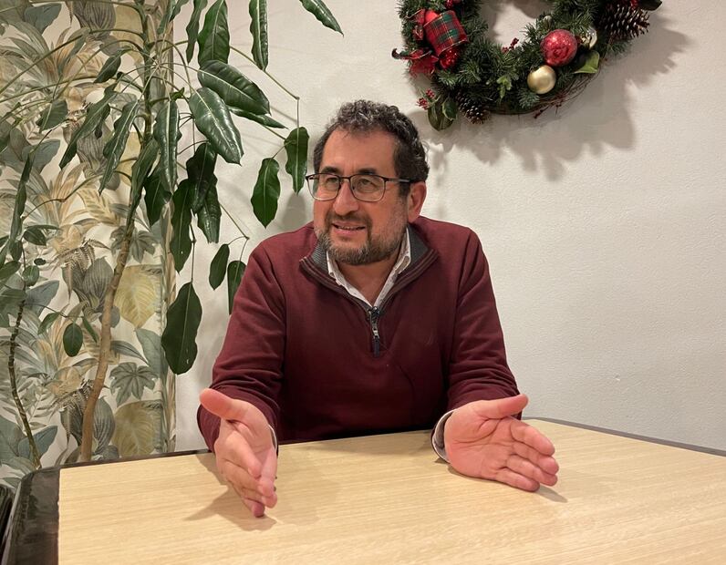 César Cravioto, senador de la República y enlace de Claudia Sheinbaum con el estado de Hidalgo Foto: Marco Carrillo