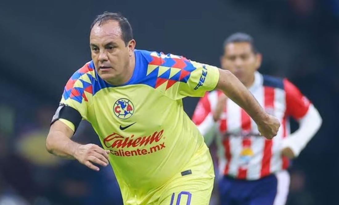 Cuauhtémoc Blanco vive una victoria más con el América
Foto: especial
