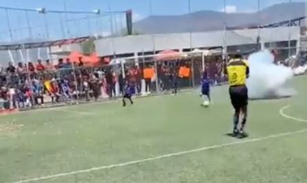 Con explosivo, agreden a niños durante partido de futbol en Pachuca