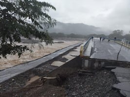Lluvias provocan incremento de niveles de los ríos en la Huasteca 