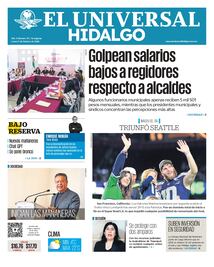 Portada El Universal Hidalgo 09/02/26