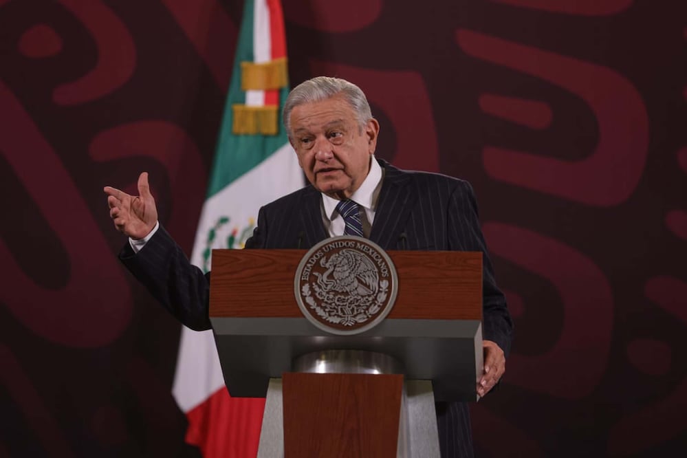 López Obrador en su conferencia del 18 de enero en Palacio Nacional | Foto: Gabriel Pano