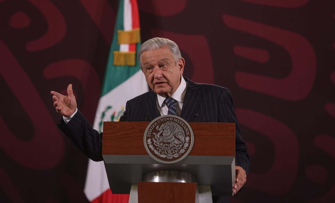 López Obrador en su conferencia del 18 de enero en Palacio Nacional | Foto: Gabriel Pano