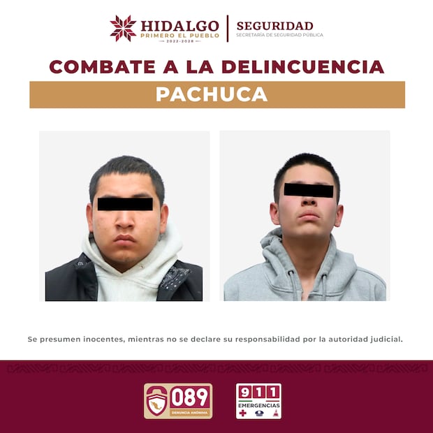 Aseguran a dos personas por delitos contra la salud en Pachuca | Fotos: Especiales