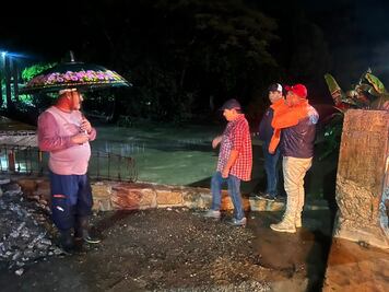 Mínimos incidentes en la Huasteca hidalguense tras paso del huracán Erick