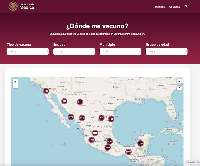 No olvides llevar la Cartilla de Vacunación para el registro correspondiente | Captura de pantalla