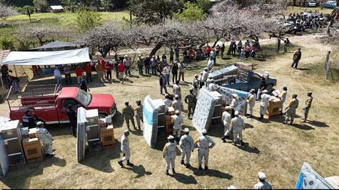 Avanza 39% la entrega de enseres a damnificados