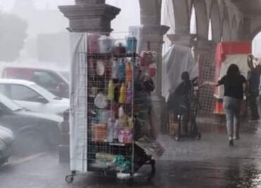 Lluvia causa afectaciones en Ixmiquilpan; PC pide calma a la población