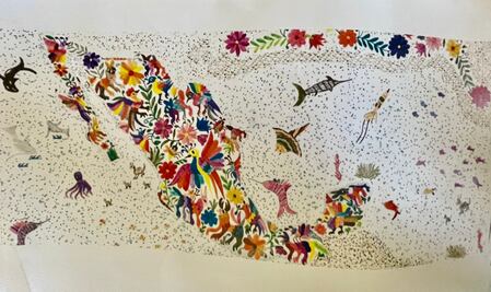 ¡Tejiendo tradiciones! El Tenango más grande del mundo deslumbrará en Pachuca