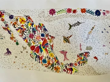 ¡Tejiendo tradiciones! El Tenango más grande del mundo deslumbrará en Pachuca