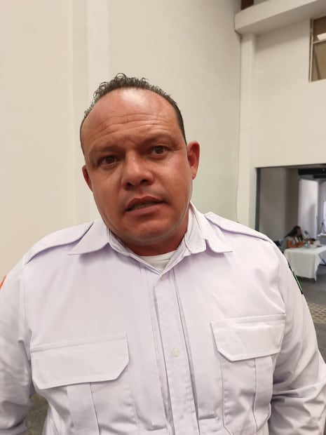 Enrique Padilla, director de Protección Civil, Bomberos y Gestión Integral de
Riesgos en Pachuca I Foto: Lourdes Naranjo