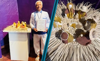 Artesano hidalguense triunfa en el Concurso Nacional de Nacimientos Mexicanos 2025