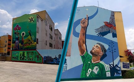Tepeji del Río rinde homenaje a Raúl Jiménez con mural de arte urbano