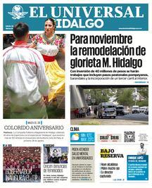 Portada El Universal Hidalgo 26/08/25