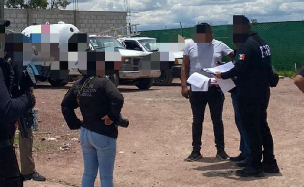 Aseguran más de 2 mil litros de gas L. P. en Mineral de la Reforma | Foto: Especial