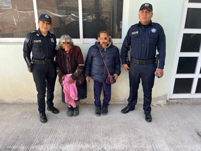 Localizan y resguardan a mujer de la tercera edad desorientada en Pachuca | Foto: Especial
