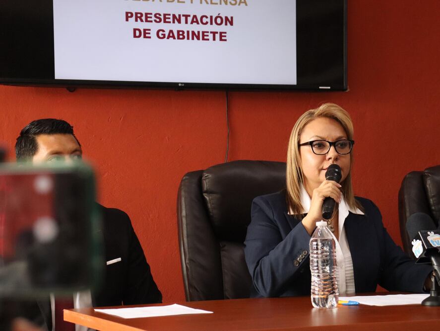 Cynthia Arellano Martínez presentó a los miembros de su gabinete I Foto: Especial
