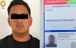 Detienen a joven por presuntamente rentar acreditación para ingresar al Estadio Ciudad de México