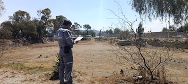 Supervisan zonas de riesgo por inundación en Villa de Tezontepec